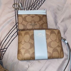 COACH WRISTLET & CARDHOLDER SET
